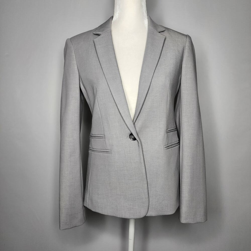 Express Gray Blazer Suit Jacket Women's Size 8